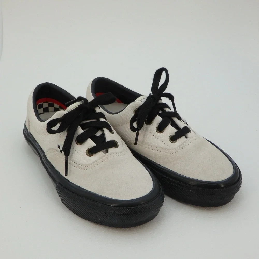 Vans‎ Skate Era Breana Geering Marshmallow White Black Mens Size 4 Duracap